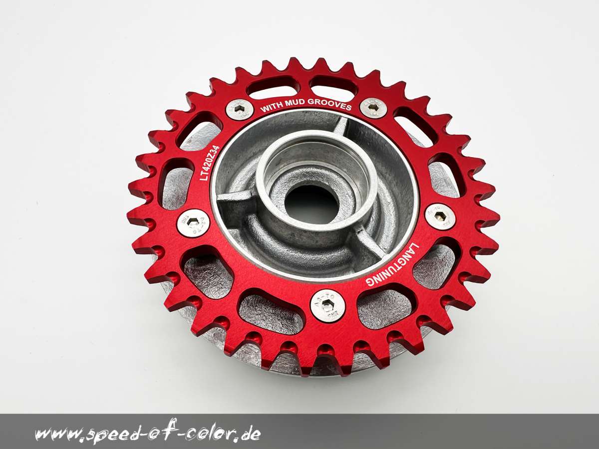 Kettenrad 34 Zähne Hinten Für Simson S50, S51, S70 - Mitnehmer Ohne Kugellager