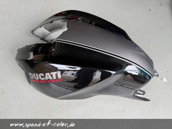 Ducati Monster 1100 EVO Tankcover schwarz