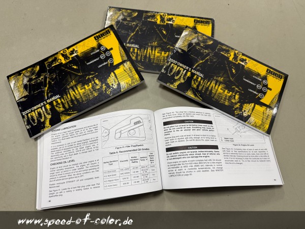 Buell X1, M2, S3 - 2000 Owners Manual Buch