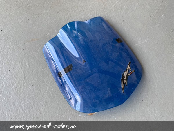 Buell XB Windschild blue translucent