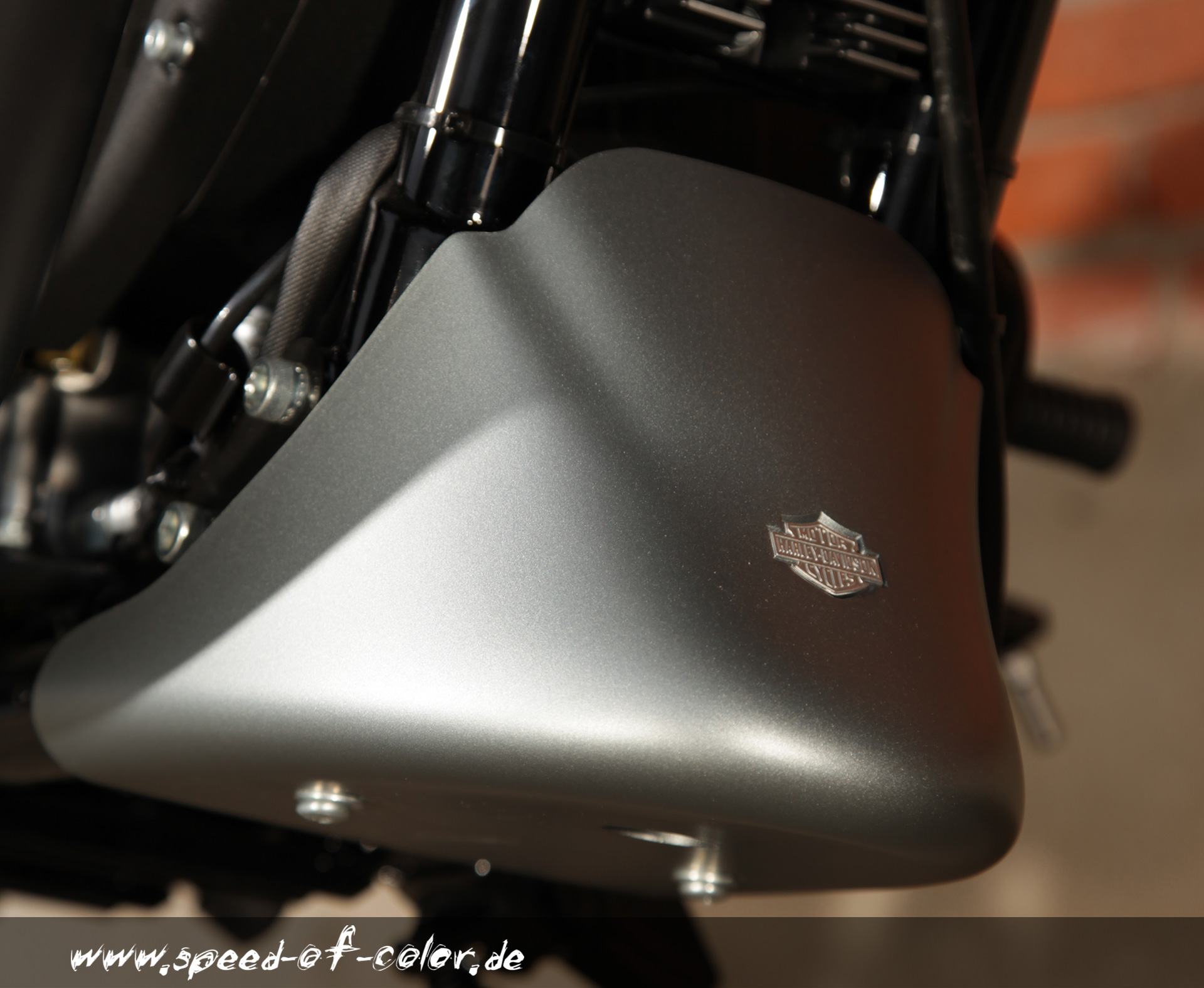 Motorschutz Harley Davidson Sportster Iron 883  Bugspoiler Motorschutz Kreuz 