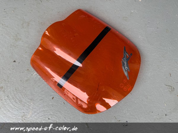 Buell XB Windschild orange translucent