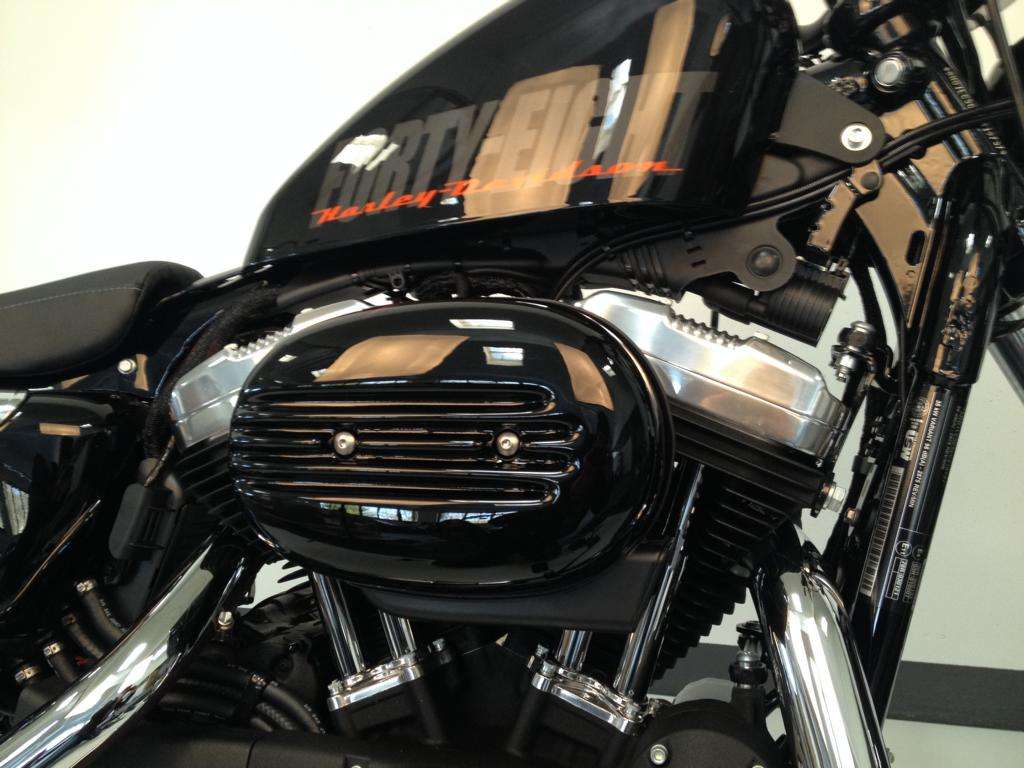 Schwarze Luftfilterabdeckung Für Harley Davidson Sportster XL (2004–2013) – Chopper, Bobber