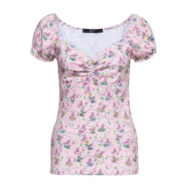 King Kerosin - T - Shirt - Pudel- Rosa