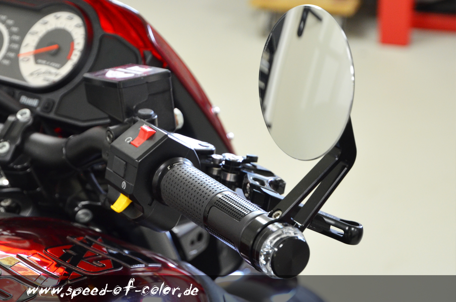 motogadget mo.view street, glasloser Lenkerendenspiegel, E-geprüft