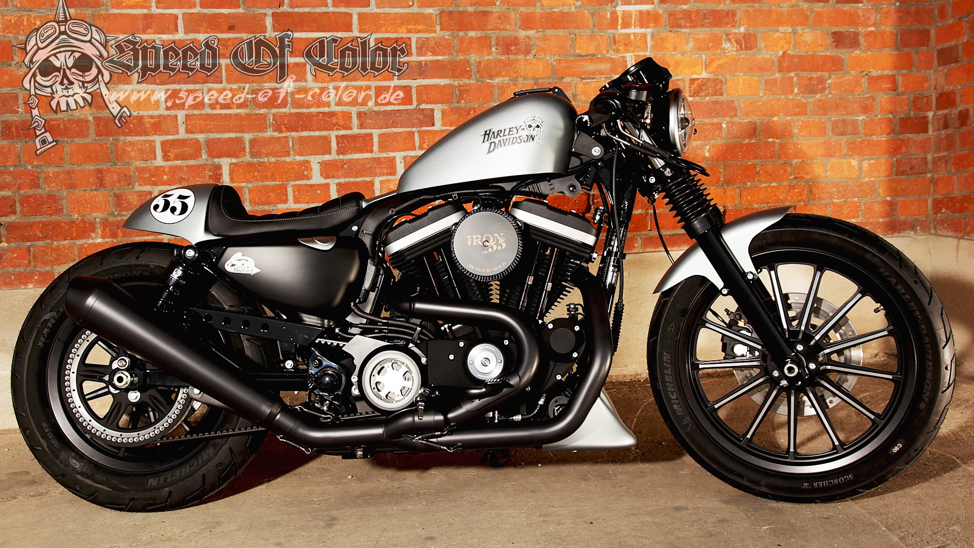 Kühlerabdeckung Verkleidung Harley Davidson XR 1200 ÖL