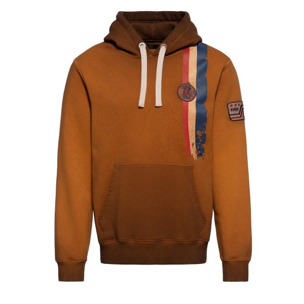 king-kerosin-hoodie-racing-stripes-oilwash-optik-braun