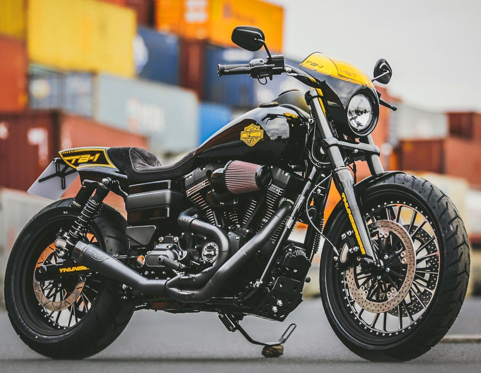 Scheinwerfer Verkleidung CAFE RACER Harley-Davidson Sportster 48