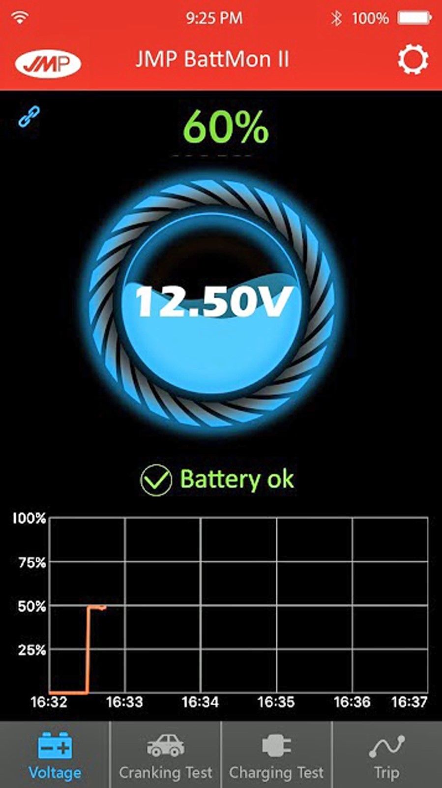 Batterie Monitor II per Smartphone