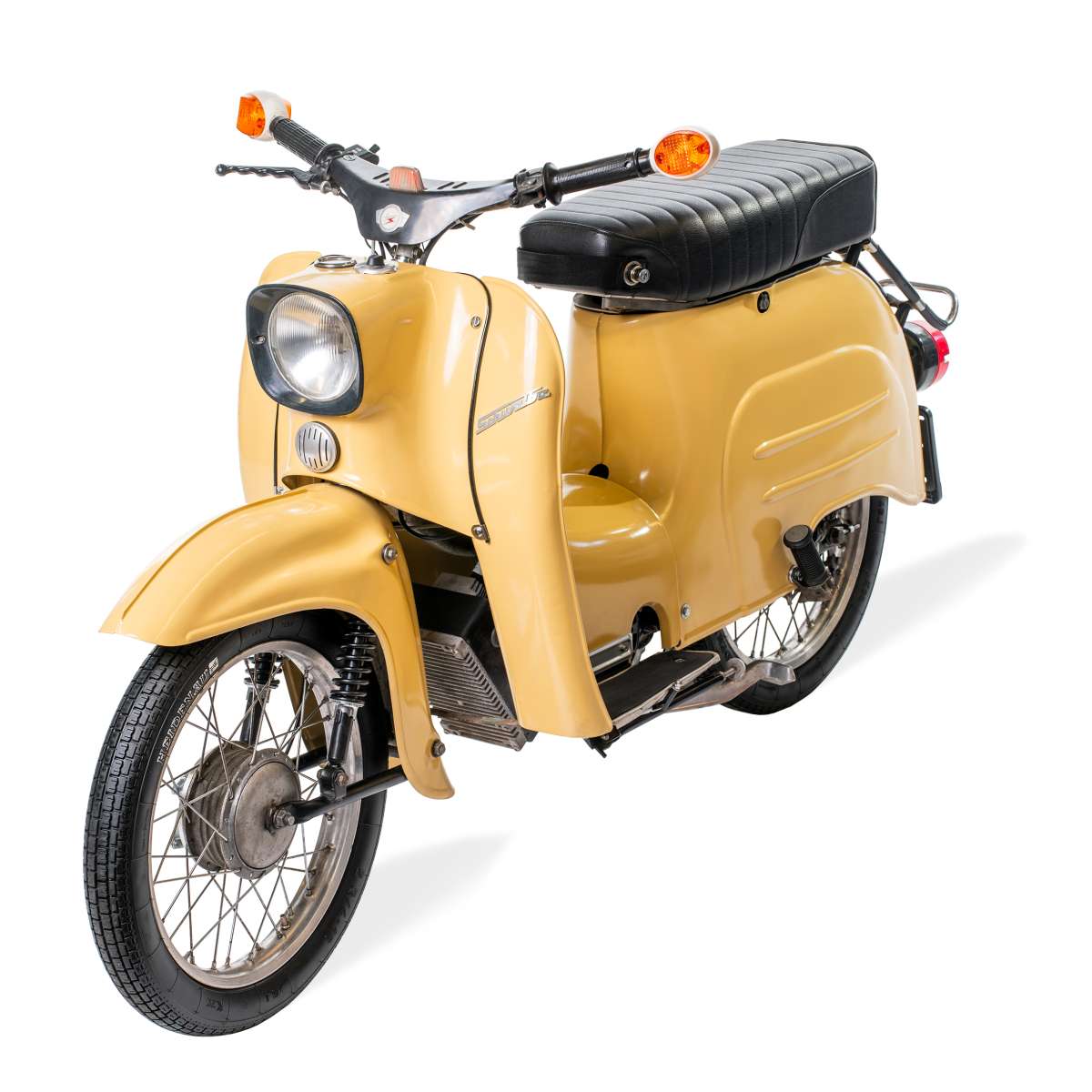 KR51 SR4 Motorcycle Horn 6V/12V Horn With Aluminum Trim For Simson KR51 Schwalbe SR4-2 SR4-3-4 Duo – Shiny Black Replacement Horn, Made By Replika 3 -4 Years 6V Ride-Ons & Tricycles - Foto 11