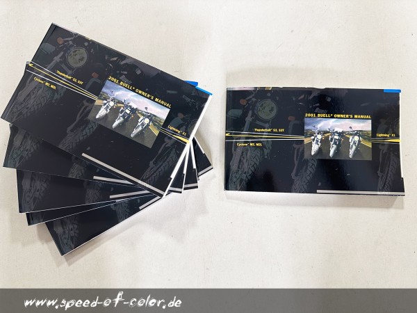Buell X1, M2, S3 - 2001 Owners Manual Buch