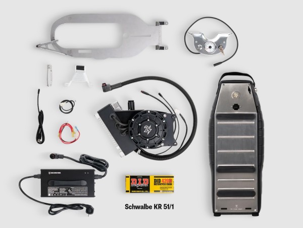 Elektromotor-Umbausatz-SR23-KR51/1-KR51/2-Schwalbe